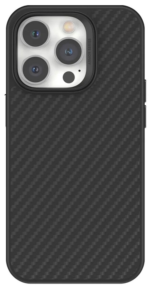 Накладка Blueo Aramid Fiber Anti-Drop Case for iPhone 14 Pro Max with MagSafe Black
