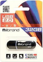 USB флешдрайв 32GB Mibrand Panther USB 2.0 Black (MI2.0/PA32P2B), фото 3