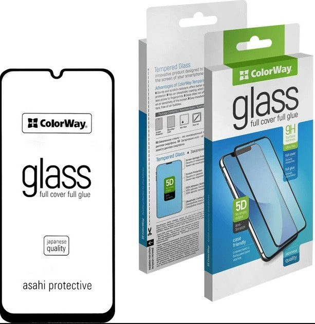 Захисне скло ColorWay 9H FC glue Samsung Galaxy A32 4G black