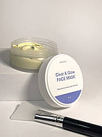 Набор по уходу за лицом: Маска анти-стресс Moday Clear&Glow + кисточка для нанесения косметичных масок Triumph