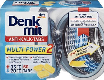Таблетки для пральних машин DenkMit Anti-Kalk-Tabs 60 шт.