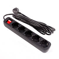 Мережевий фільтр СolorWay 5 розеток/5M Black (CW-PSEA55BK), фото 4