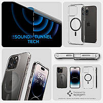 Накладка Spigen для Apple iPhone 14 Pro Ultra Hybrid MagFit Graphite (ACS04970), фото 9
