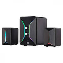 Акустика 2E PCS301 RGB 2.1 USB Black (2E-PCS301BK), фото 3