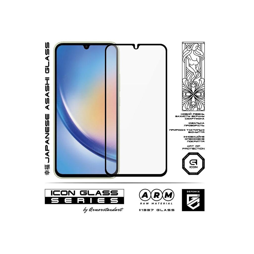 Захисне скло ArmorStandart Icon для Samsung A34 5G (A346) Black (ARM66211)