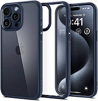 Чехол Spigen для iPhone 15 Pro Max - Ultra Hybrid, Navy Blue (ACS06573)