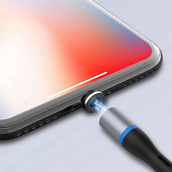 Кабель XO Lightning NB125 Magnetic 2A/1m Black