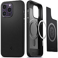 Накладка Spigen для Apple iPhone 14 Pro Mag Armor MagFit Matte Black (ACS04989), фото 2