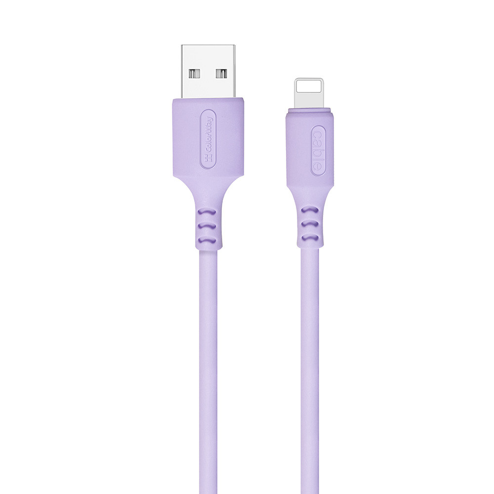Кабель Colorway USB - Apple Lightning 2.4а 1м Violet (CW-CBUL044-PU)