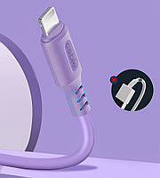 Кабель Colorway USB - Apple Lightning 2.4а 1м Violet (CW-CBUL044-PU), фото 3