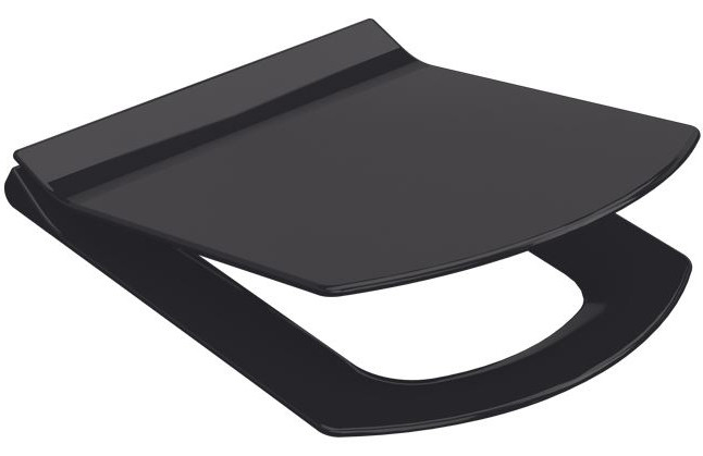 Крышка для унитаза Idevit Vega Soft-Close Slim черная (53-02-06-004) - фото 1 - id-p1994282084