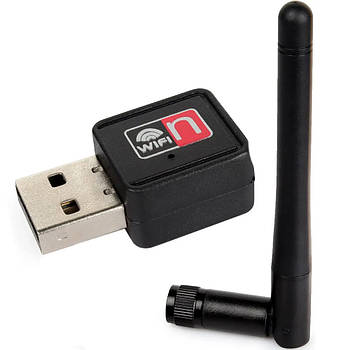 USB WI-FI 802 Адаптер WF 2 \ LV-UW 10-2DB / Бездротовий мережевий адаптер з антеною / Адаптер для Т2 приставки