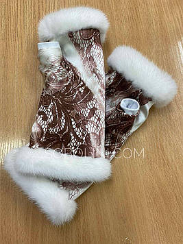 Яскраві мінетки з хутром норочки