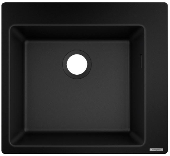 Кухонна мийка Hansgrohe S510-F450 GS чорний графіт (43312170)