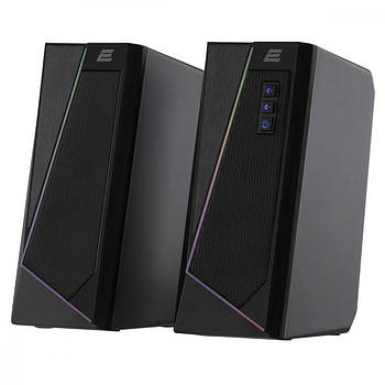 Акустика 2E PCS233 RGB 2.0 USB Black (2E-PCS233BK)