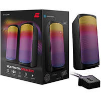 Акустика 2E PCS231 RGB Matrix 2.0 USB Black (2E-PCS231BK), фото 5