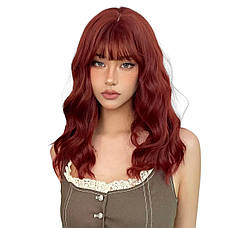 Перука бордо Butterfly, натуральне синтетичне волосся, фото 4