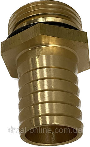 Штуцер під рукав 25мм, різьблення BSP 1", фото 2