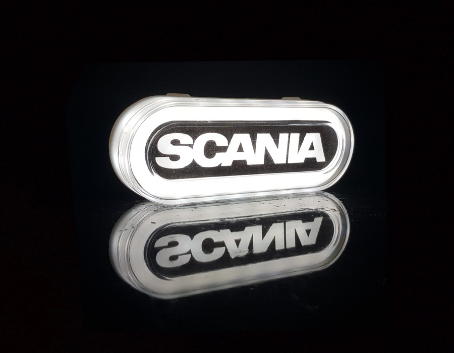 Ліхтар білий SCANIA неоновий