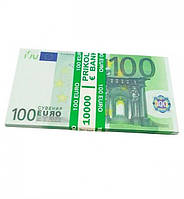 Сувенірні гроші 100 євро 80 шт.