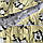 Конверт-ковдра з капюшоном і вушками, на синтепоні, Панда жовтий, фото 2