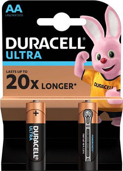 Батарейка Duracell LR06 Ultra AA BLI2