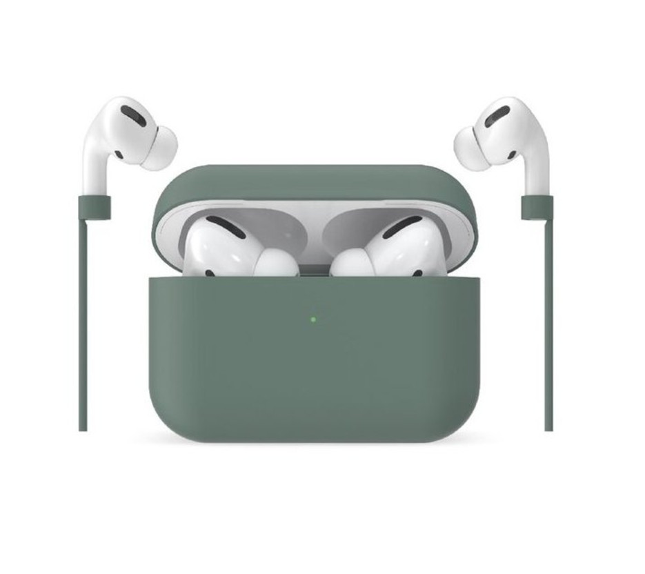 Чохол для навушників AmazingThing Ultra Skinny Premium Case for Airpods Pro Green (ATAPPROFW00MS)