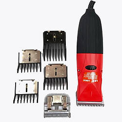 Професійна машинка для стрижки собак і котів Lex LXDC10 : 100 Вт | Кейс + 5 насадок