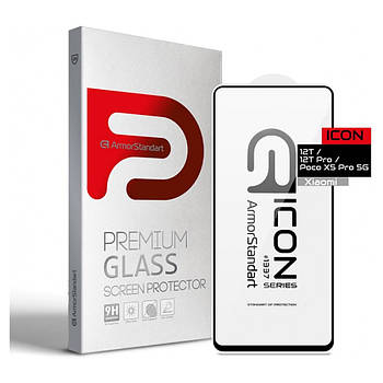 Захисне скло ArmorStandart Icon для Xiaomi 12T / 12T Pro / Poco X5 Pro 5G Black (ARM62810)