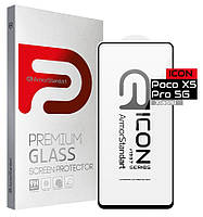Захисне скло ArmorStandart Icon для Xiaomi Poco X5 Pro 5G Black (ARM66386), фото 5