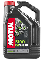 Олива моторна Motul 5100 4T SAE напівсинтетична 10W-40 4л