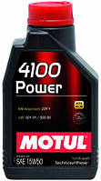 Масло моторное Motul 4100 POWER SAE 15W-50 полусинтетическое 1л