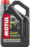 Олива моторна Motul 5000 4T SAE напівсинтетична 10W-40 4л