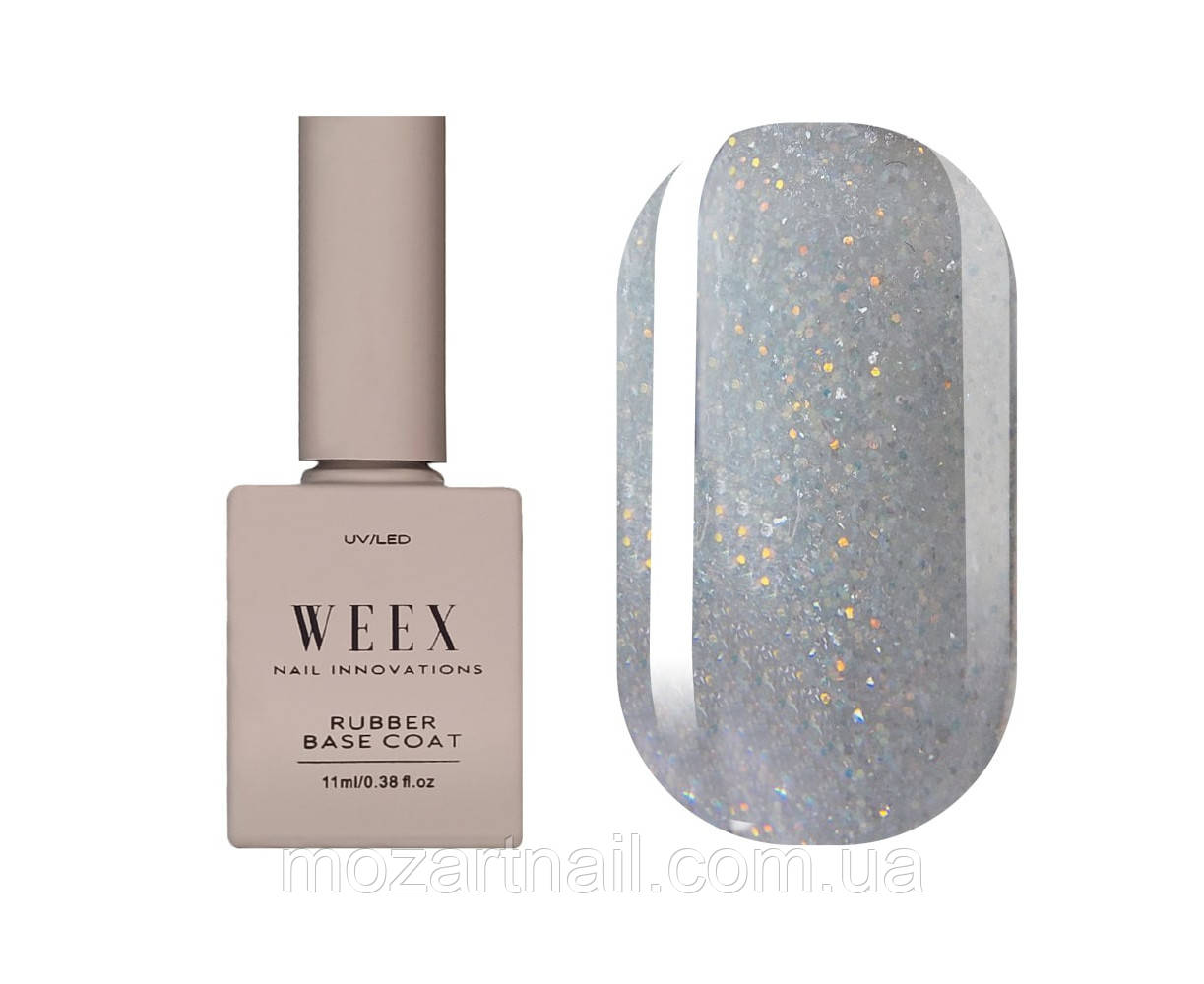 Камуфлююча база Weex Shimmer Base 40 (повітряно-блакитний з шимером), 11ml