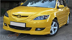 Решітка радіатора Мазда 3 BK хетчбек 2003-2005 (тюнінг решітка на Mazda 3 5d дорестайл)