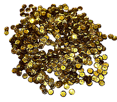 Паєтка- шестигранні 6 мм, колір жовтий, упаковка ≈ 5 гр, Жовтий