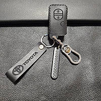 Чехол на ключ Тойота (Toyota), кожаный чехол на ключ тойота