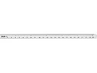 Линейка алюминиевая VOREL 19766, l=600 мм, w=28 мм с дюймовой и метрической шкалами