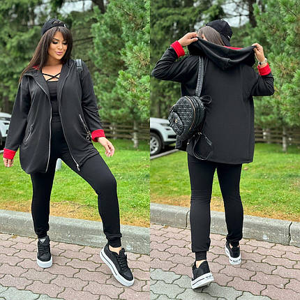Шикарний жіночий костюм, тканина "Трикотаж" 56, 58, 60, 62, 64, 66, 68 розмір 56, фото 1