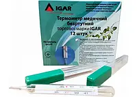 Термометр медицинский БЕЗРТУТНЫЙ "IGAR" (12 шт)