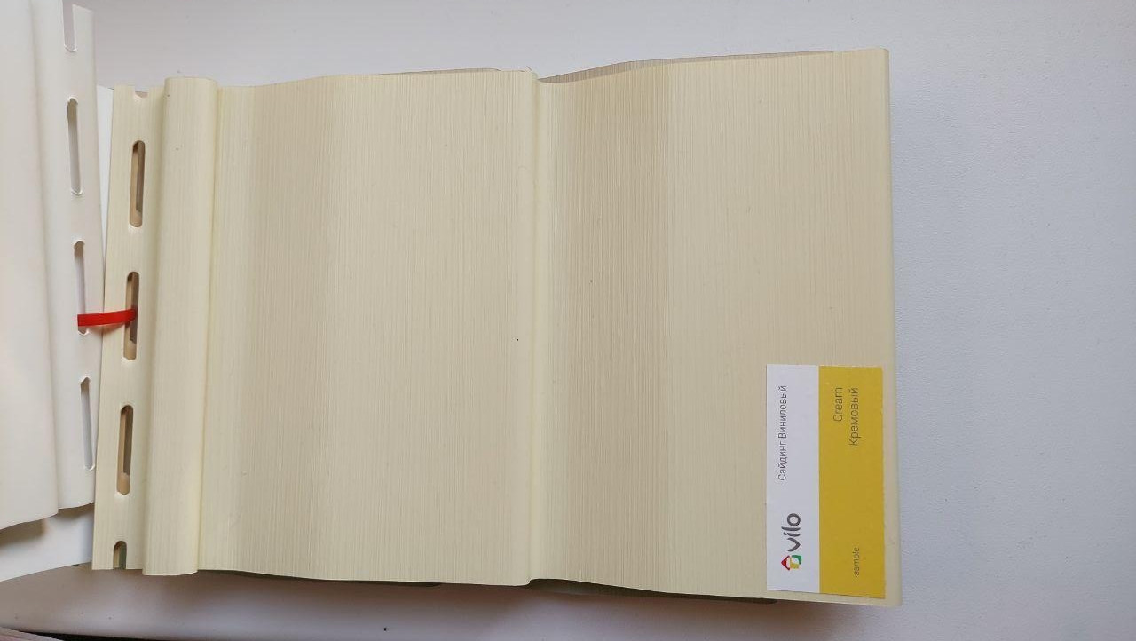 Сайдинг корабельний брус Vox крем 3,85x0,2м., 0,77м2. Опт/Роздріб. Вокс сайдинг вініловий Польща, фото 1