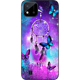 Чохол силіконовий Case для Realme C11 2021 з картинкою Метелики та оберег