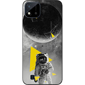 Чохол силіконовий Case для Realme C11 2021 з картинкою Астронавт