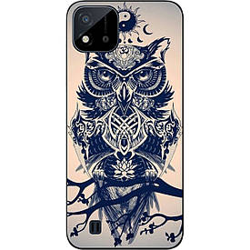 Бампер силіконовий Case для Realme C11 2021 з малюнком Філін