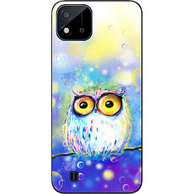 Бампер силіконовий Case для Realme C11 2021 з малюнком Сова