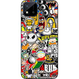 Бампер силіконовий Case для Realme C11 2021 з малюнком Креатив