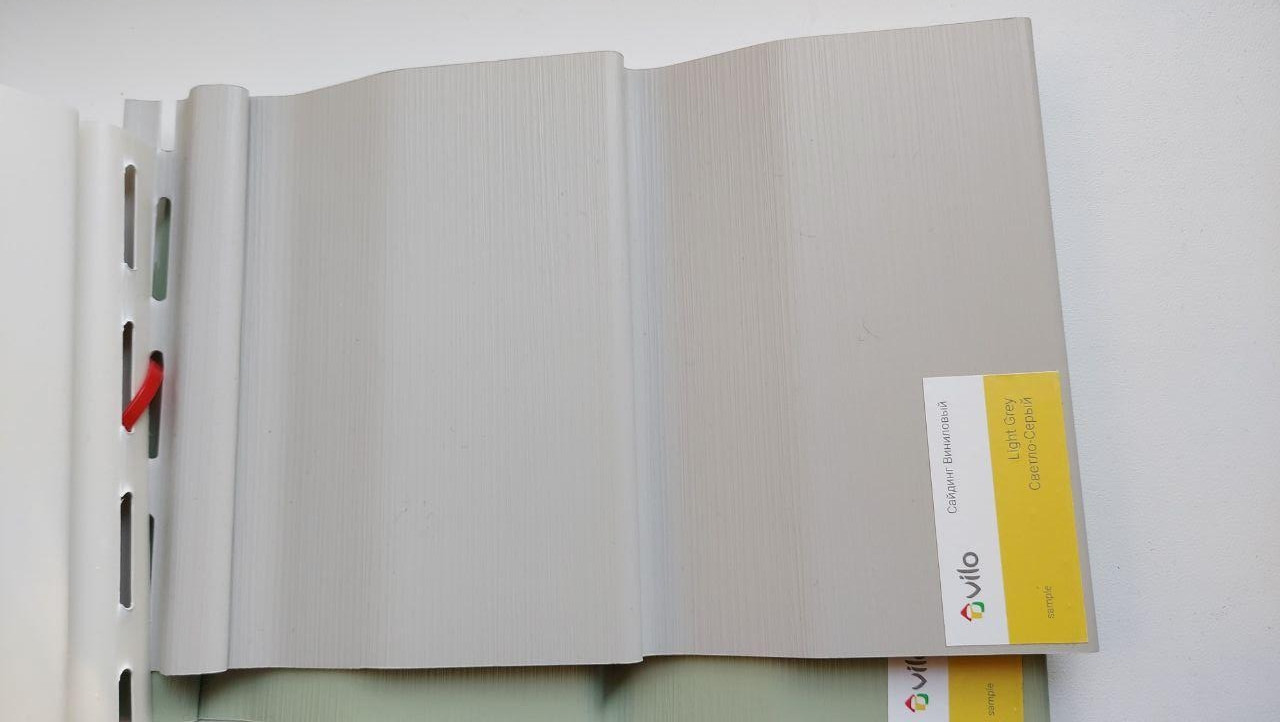 Сайдинг корабельний брус Vox сірий 3,85x0,2м., 0,77м2. Опт/Роздріб. Вокс сайдинг вініловий Польща, фото 1