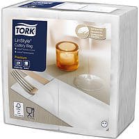 Tork Premium Linstyle конверт для столовых приборов с белой салфеткой (509600)