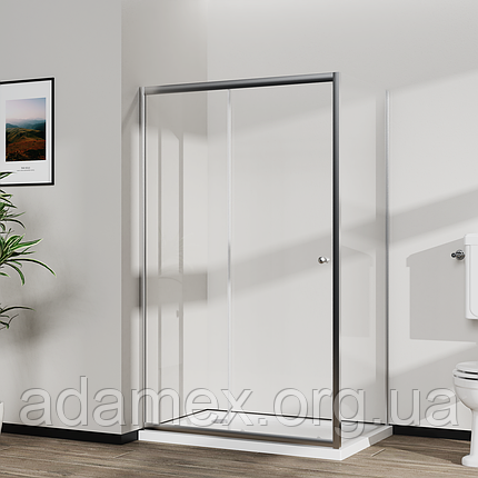 Скляна душова кабіна AVKO Glass RDY06, 90х120х190 Chrome