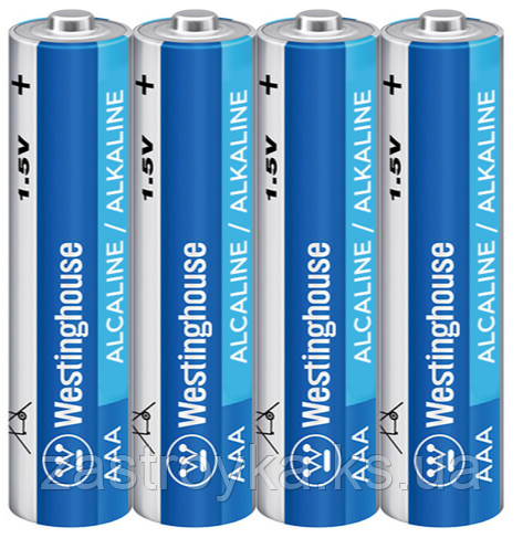 Лужна батарейка Westinghouse Standard Alkaline AAA/LR03 4 шт (0889554000465)